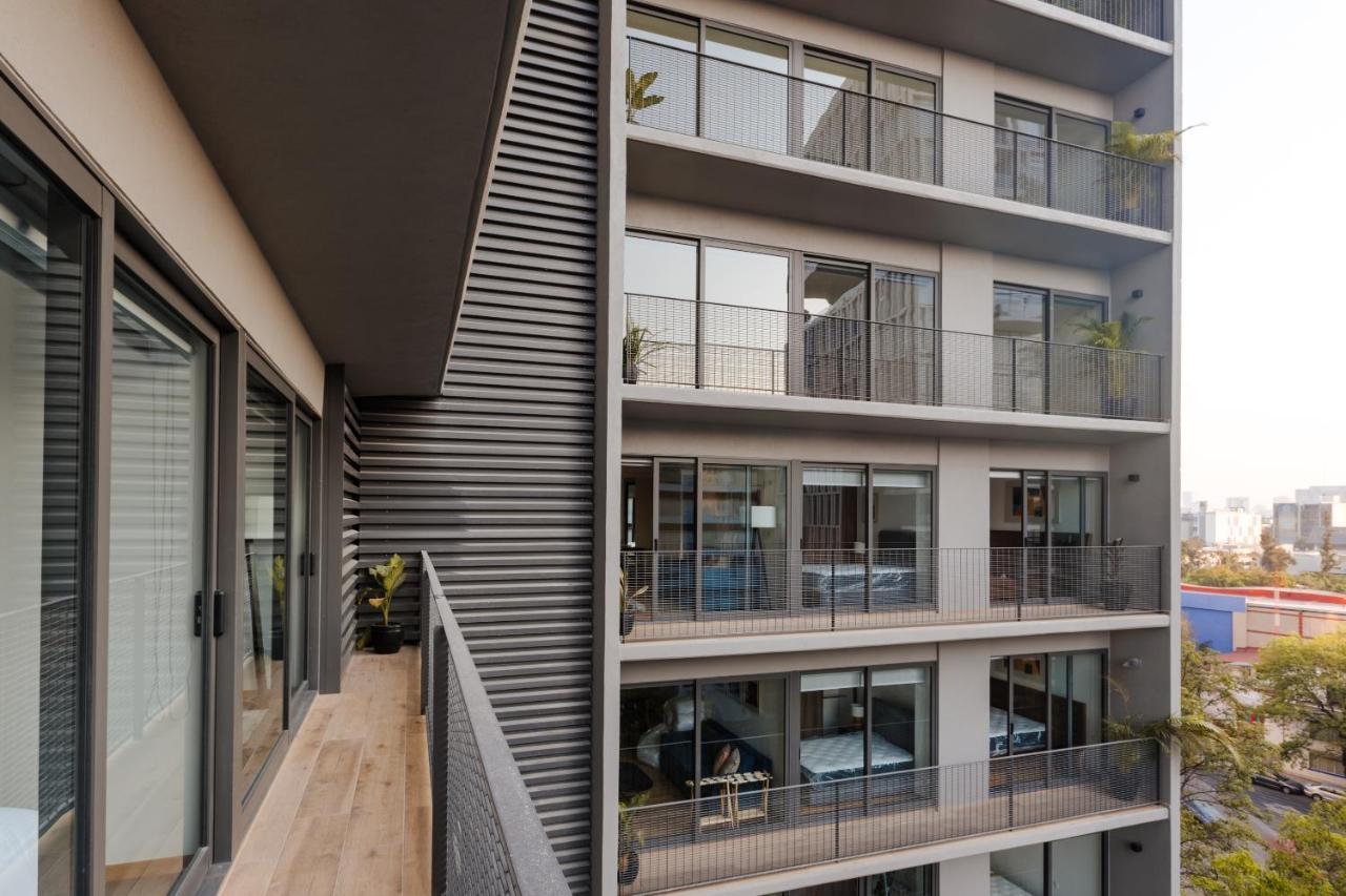 מקסיקו סיטי Sonder At Taman Condesa Apartment מראה חיצוני תמונה